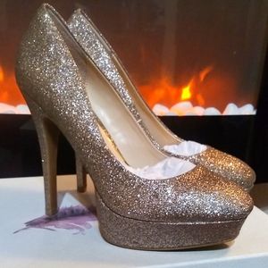 Jessica Simpson Soft Gold Dusty Glitter 8M
